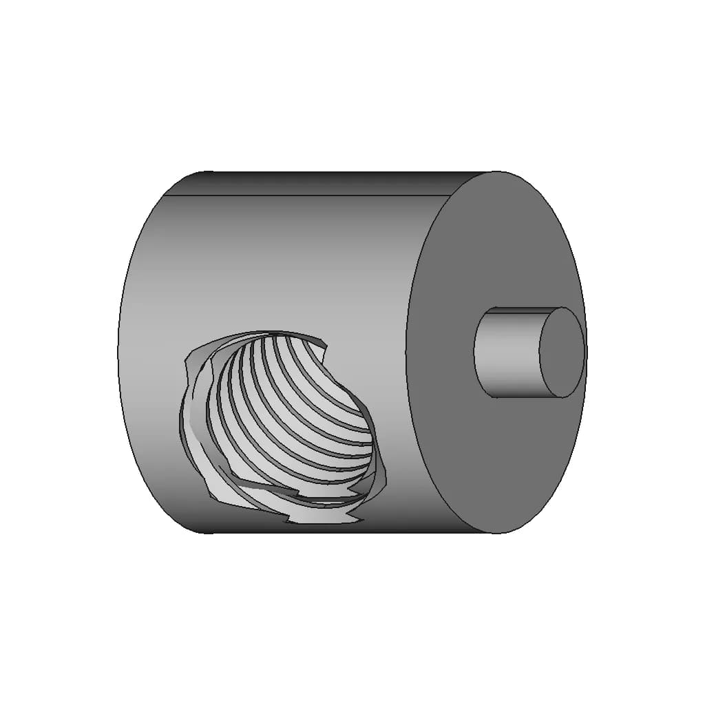 Manual Clamp | High-Quality CAD Model_60_30_degree_snapshot