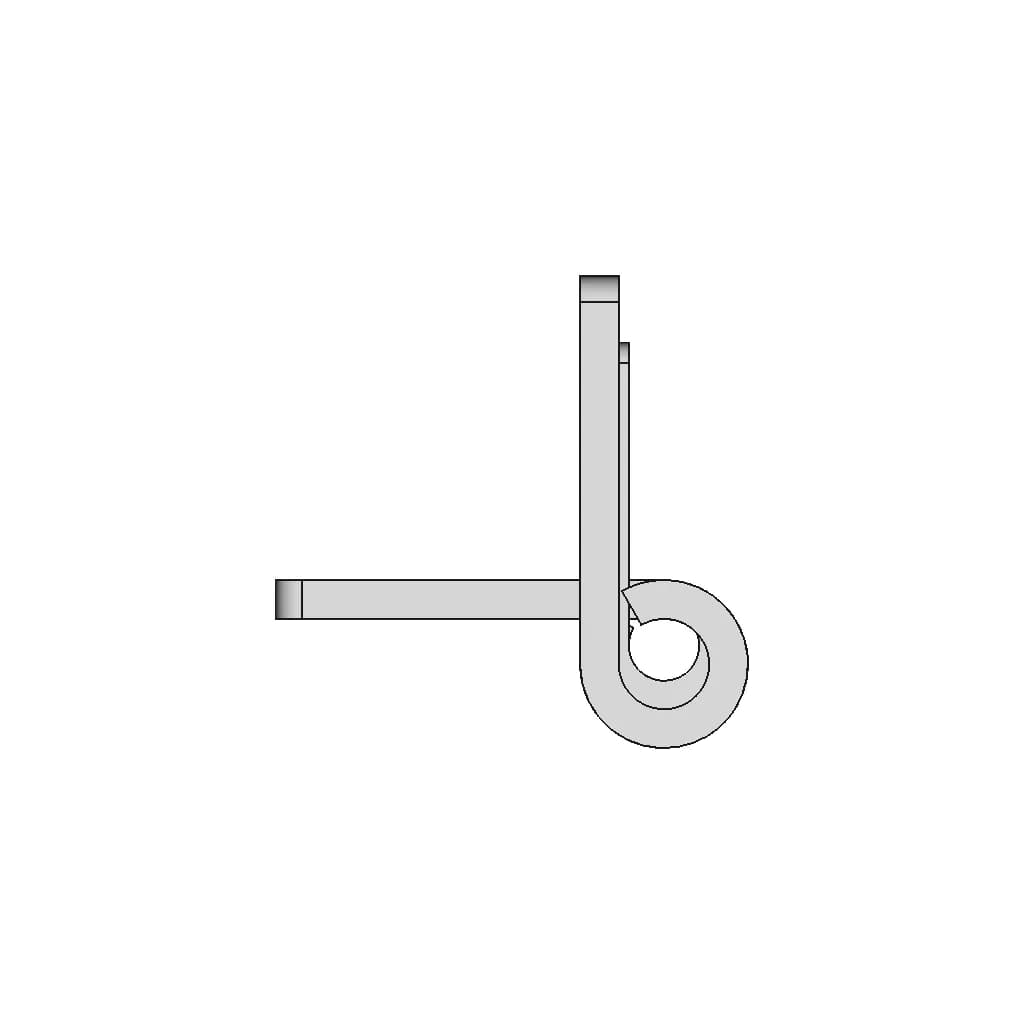Mensan 60X60X3 Mm Hinge Mentese By Sby | High-Quality CAD Model_270_0_degree_snapshot