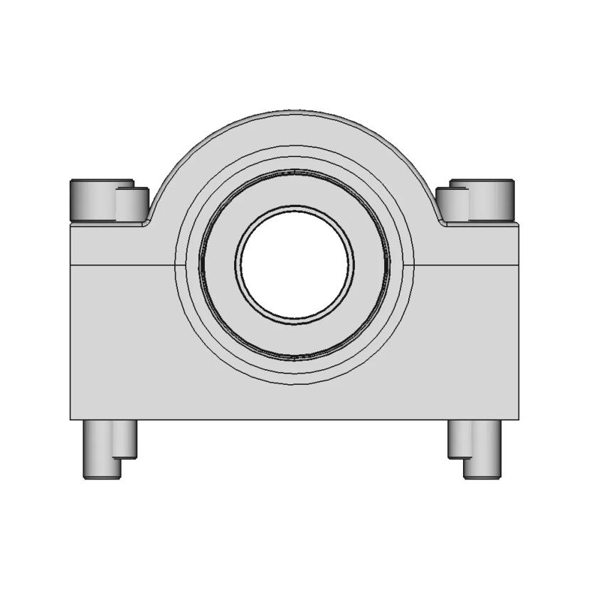 3D Modeling Practice Solidworks Tutorial Split Bearing Housing | High-Quality CAD Model