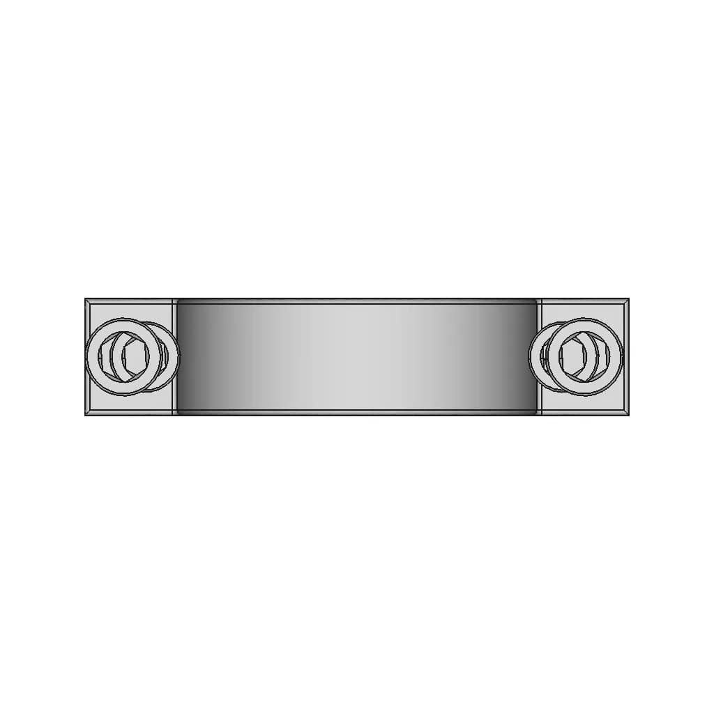 3D Modeling Practice Solidworks Tutorial Split Bearing Housing | High-Quality CAD Model_270_0_degree_snapshot