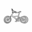 Bicycle Cad Model - Standard Mechanical Component_0_0_degree_snapshot