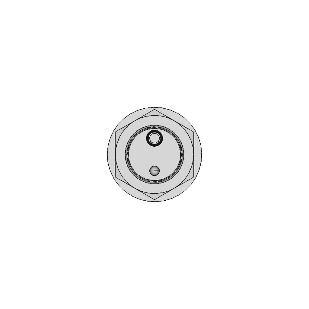 Round Threaded Inductive Proximity Sensors M8 M12 M18 M30 Flush Extended Ends | 3D Engineering Design File_90_0_degree_snapshot
