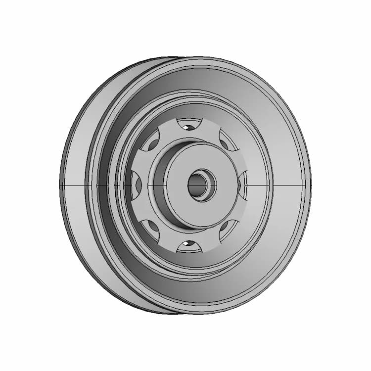 3D Modeling Practice Solidworks Tutorial Wire Rope Pulley - Downloadable CAD Representation