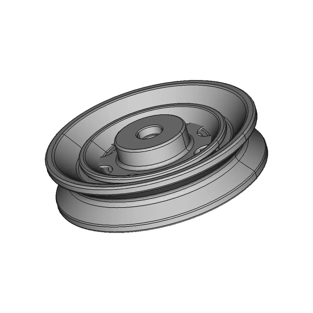 3D Modeling Practice Solidworks Tutorial Wire Rope Pulley - Downloadable CAD Representation_60_30_degree_snapshot
