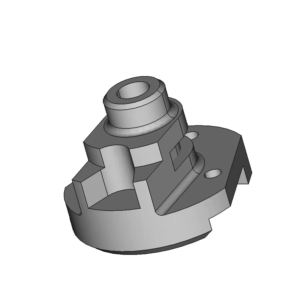 Machine Component | 3D Engineering Design File_60_30_degree_snapshot