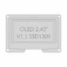 Oled Screen 2 42 V1 1 Ssd1309 | High-Quality CAD Model_270_0_degree_snapshot