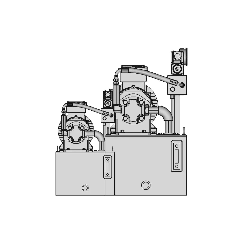 Hydraulic Power Unit 2Hp - Standard Mechanical Component_0_0_degree_snapshot