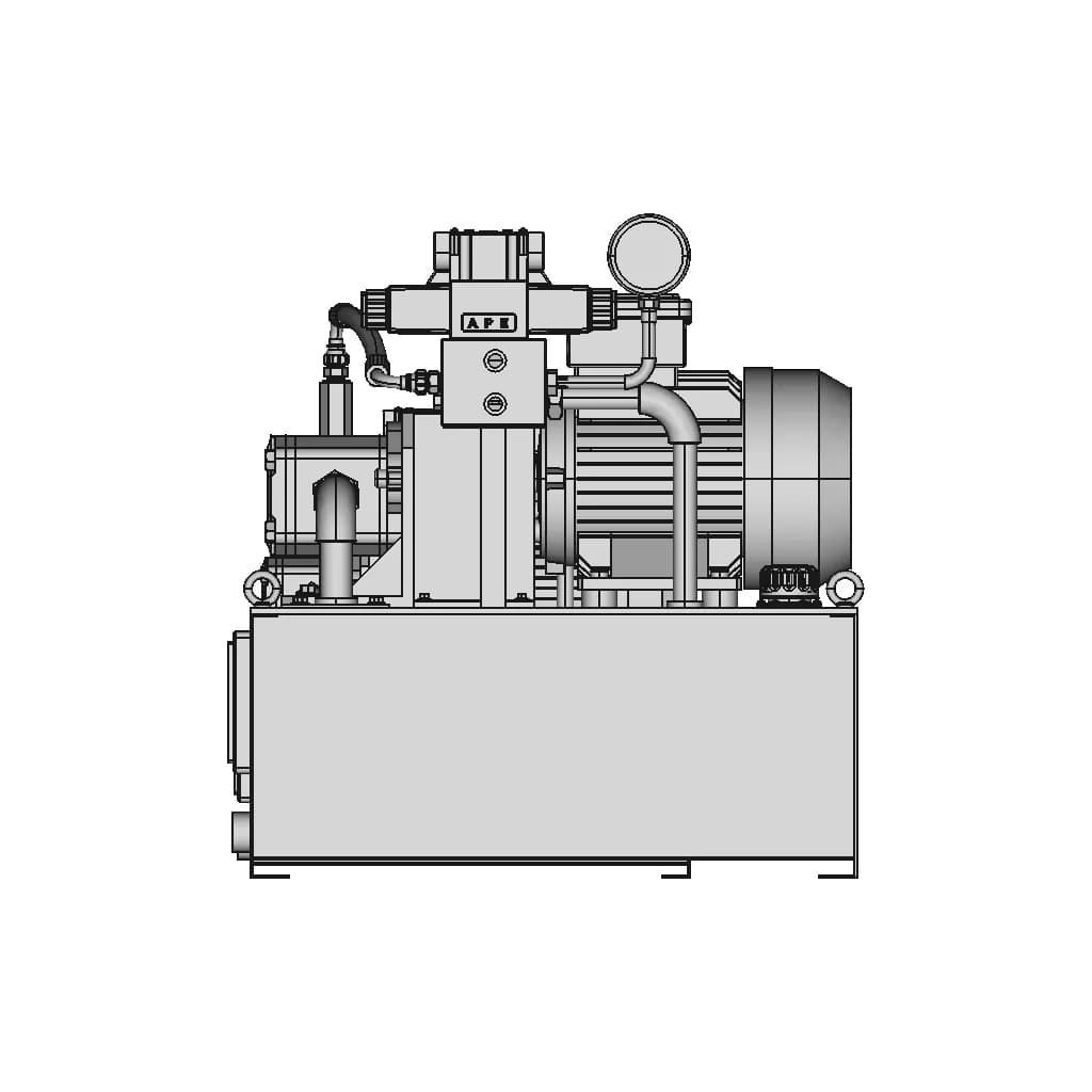 Hydraulic Power Unit 2Hp - Standard Mechanical Component_0_90_degree_snapshot