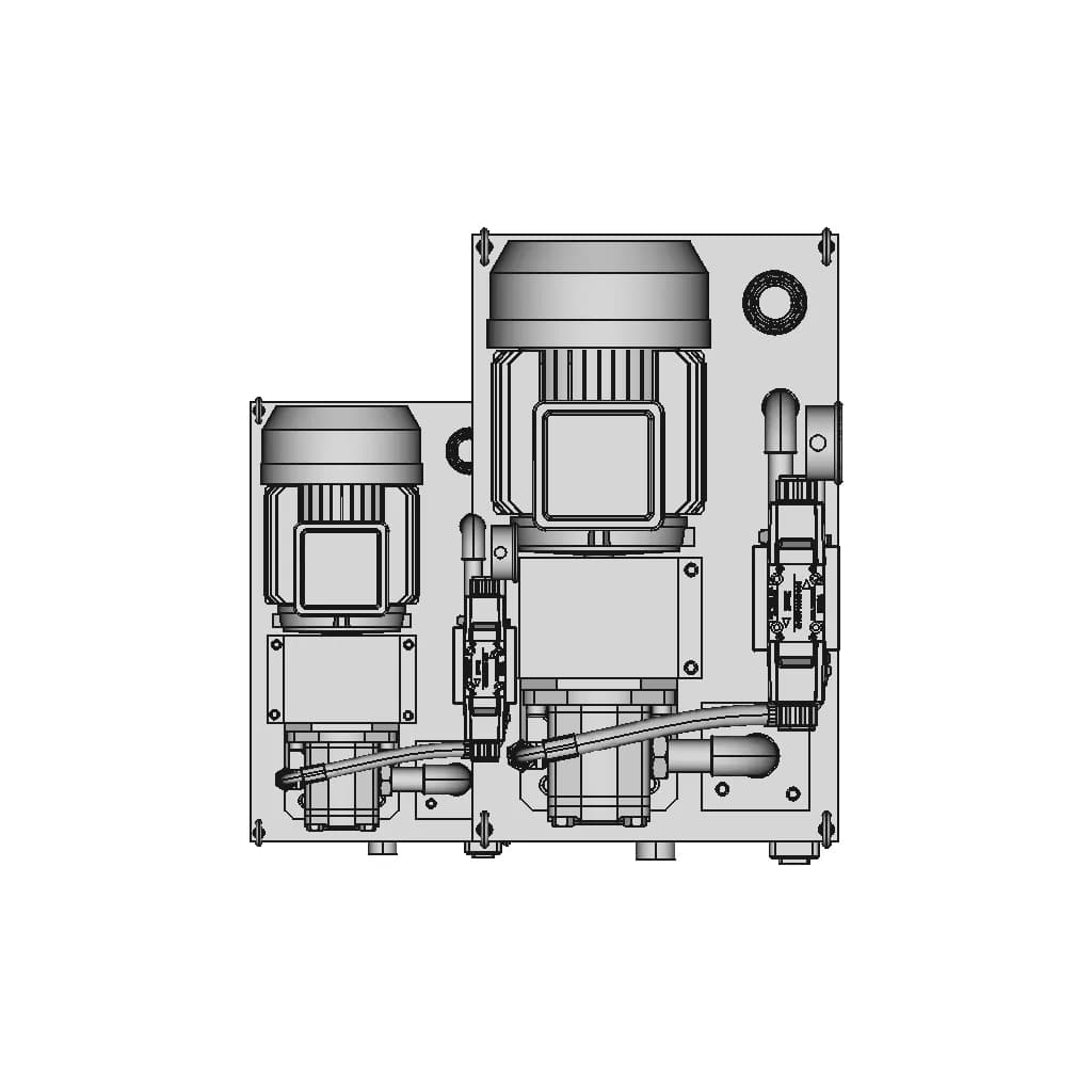 Hydraulic Power Unit 2Hp - Standard Mechanical Component_270_0_degree_snapshot