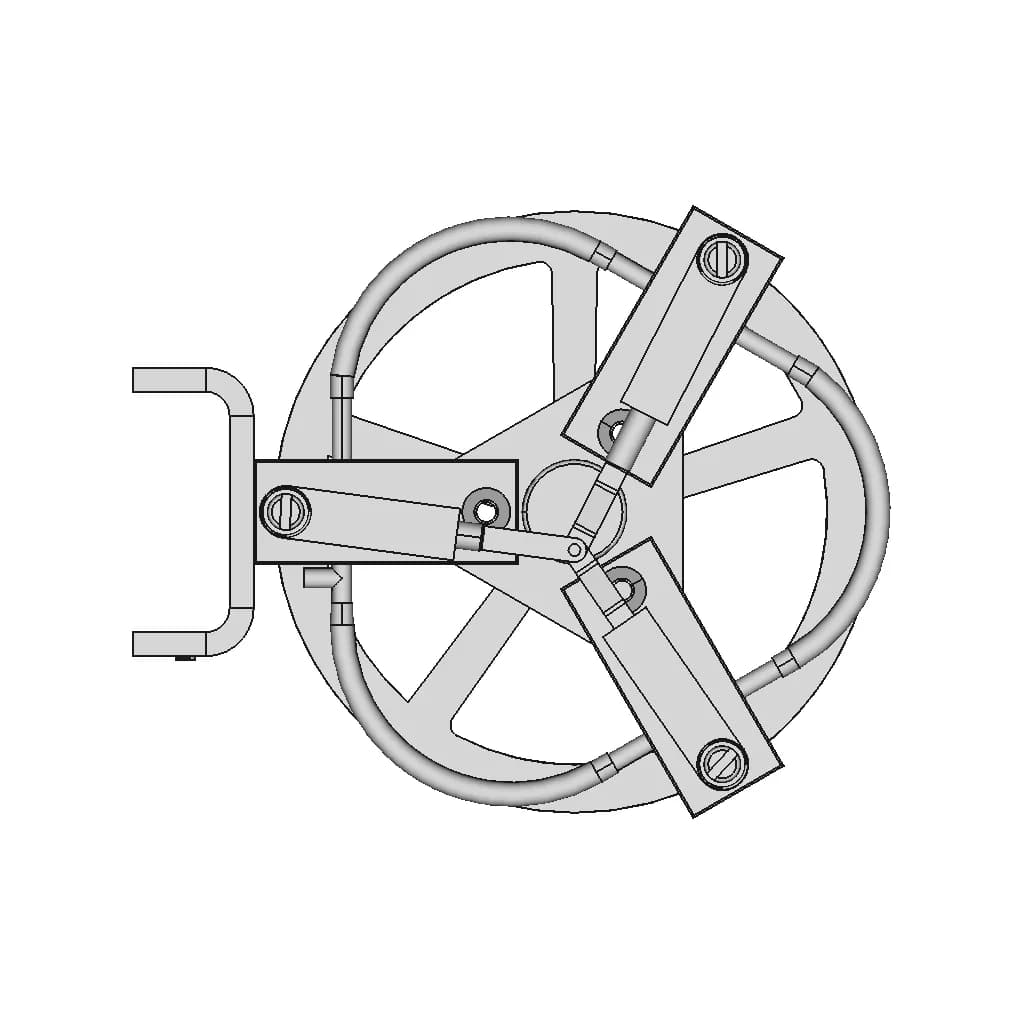 3 Sisters Steam Cylinder Engine - Standard Mechanical Component_0_270_degree_snapshot