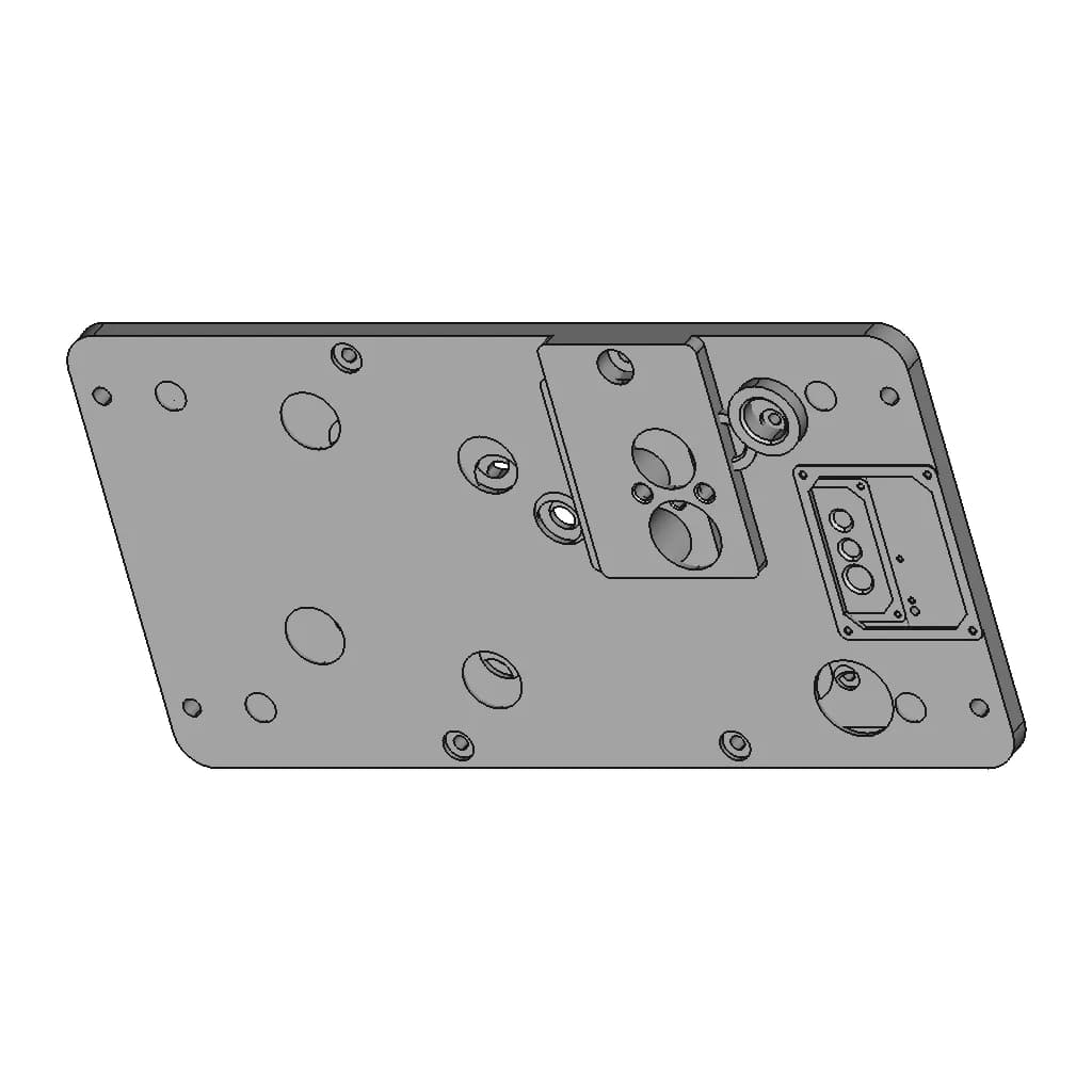 Plate For The Machine - Downloadable CAD Representation_60_30_degree_snapshot