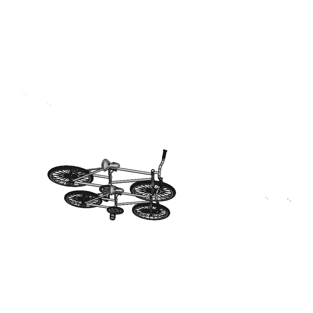 Bicycle Assembly - Downloadable CAD Representation_0_0_degree_snapshot