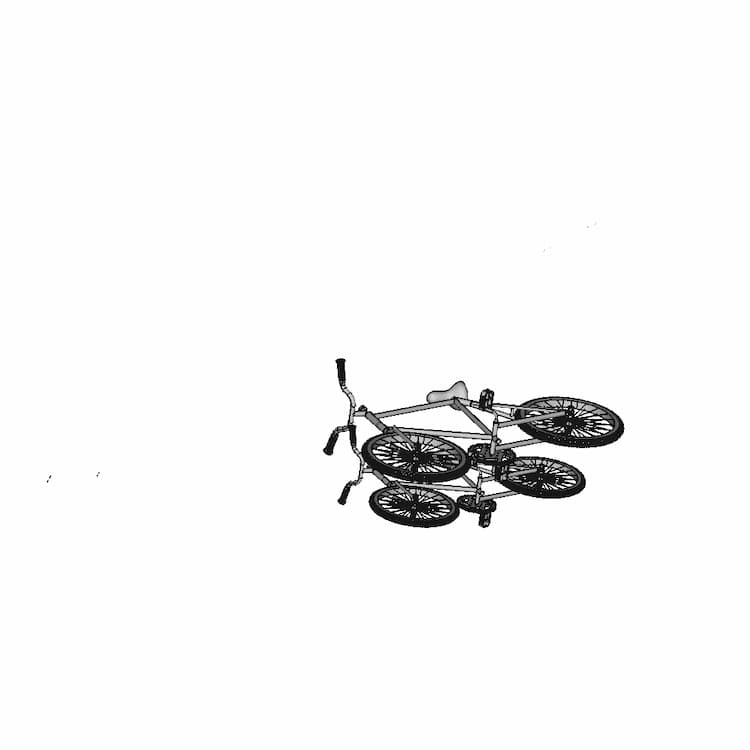 Bicycle Assembly - Downloadable CAD Representation