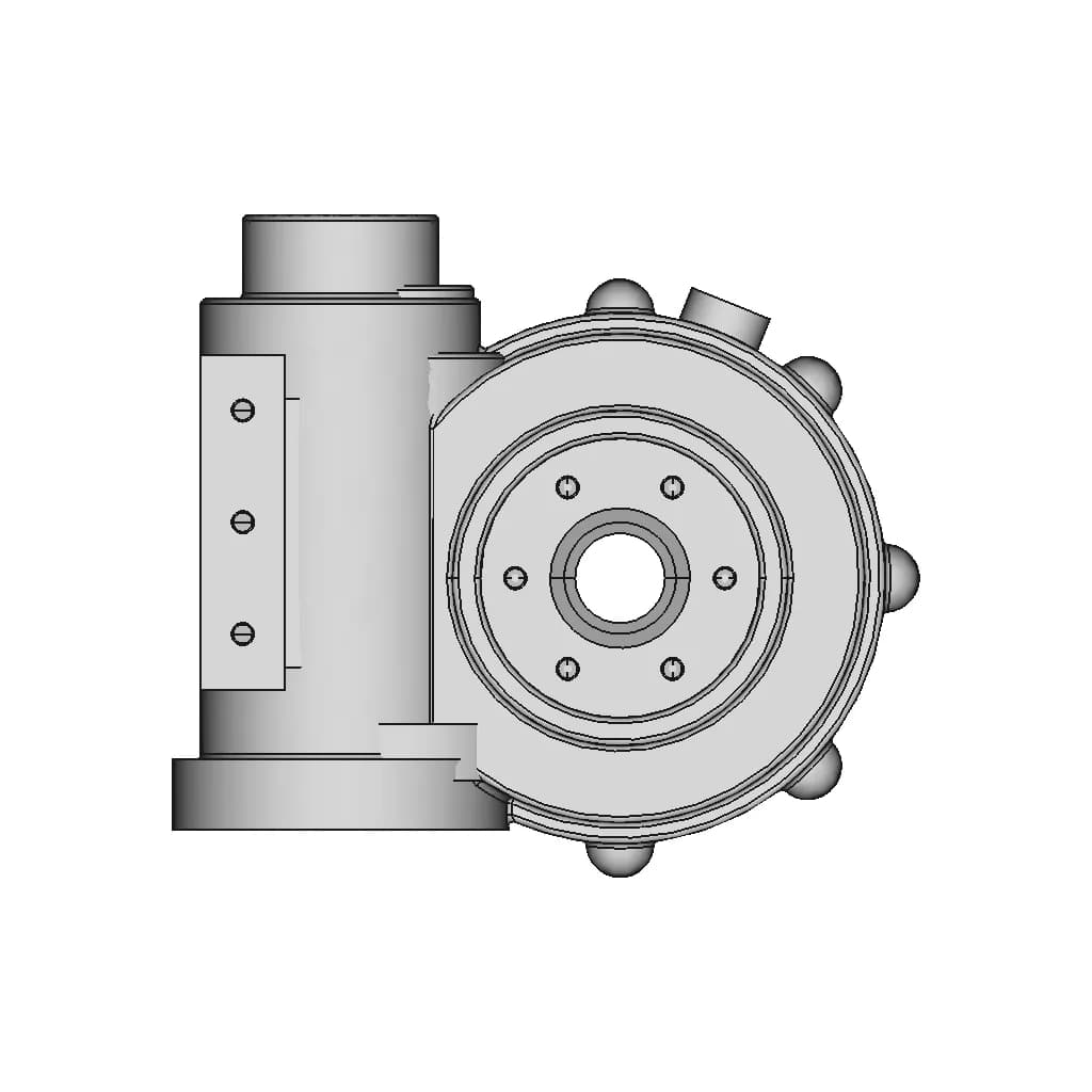 Warm Gear Housing - Standard Mechanical Component_0_0_degree_snapshot