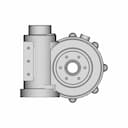 Warm Gear Housing - Standard Mechanical Component_0_0_degree_snapshot
