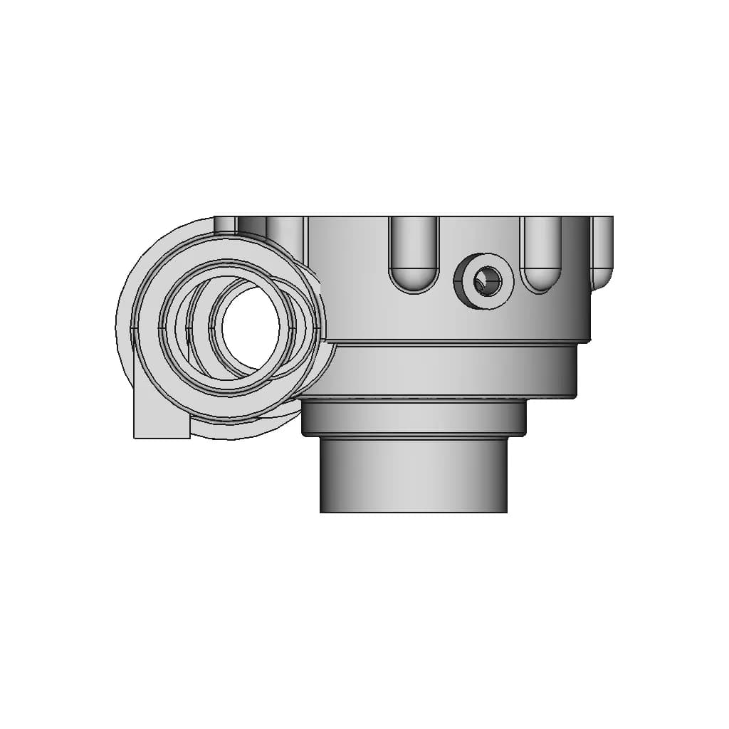 Warm Gear Housing - Standard Mechanical Component_270_0_degree_snapshot
