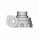 Warm Gear Housing - Standard Mechanical Component_90_0_degree_snapshot