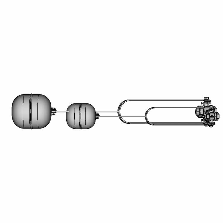 Ball Valve Stop Vertical | High-Quality CAD Model