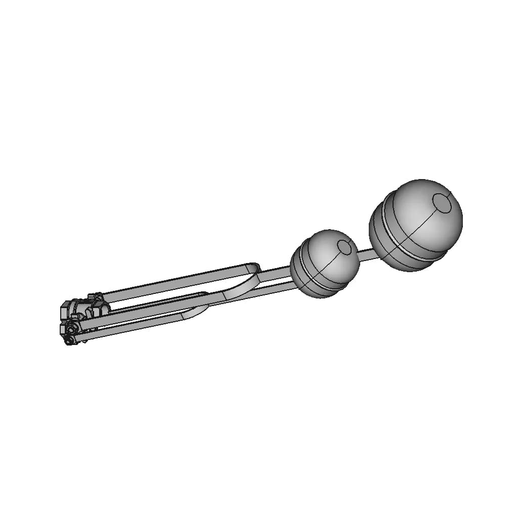 Ball Valve Stop Vertical | High-Quality CAD Model_60_30_degree_snapshot