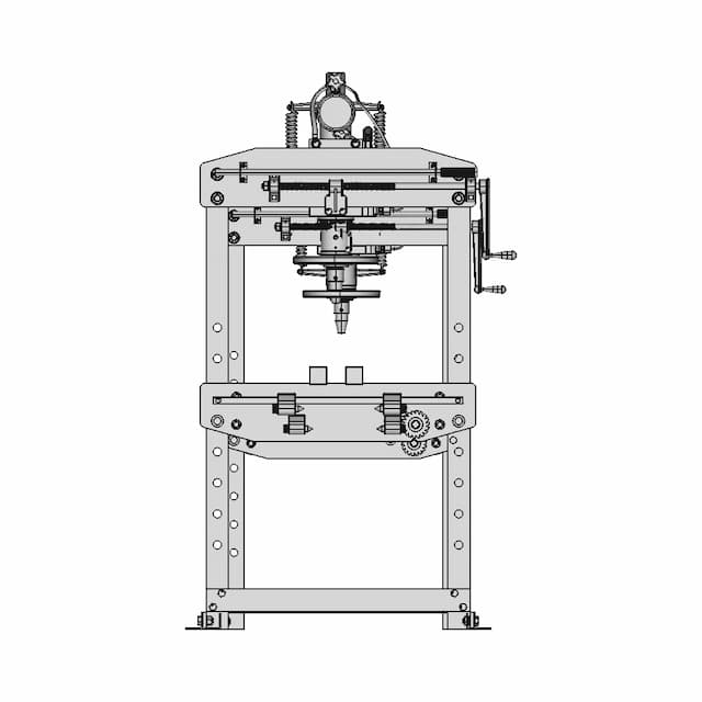 Hydraulic Press - Downloadable CAD Representation