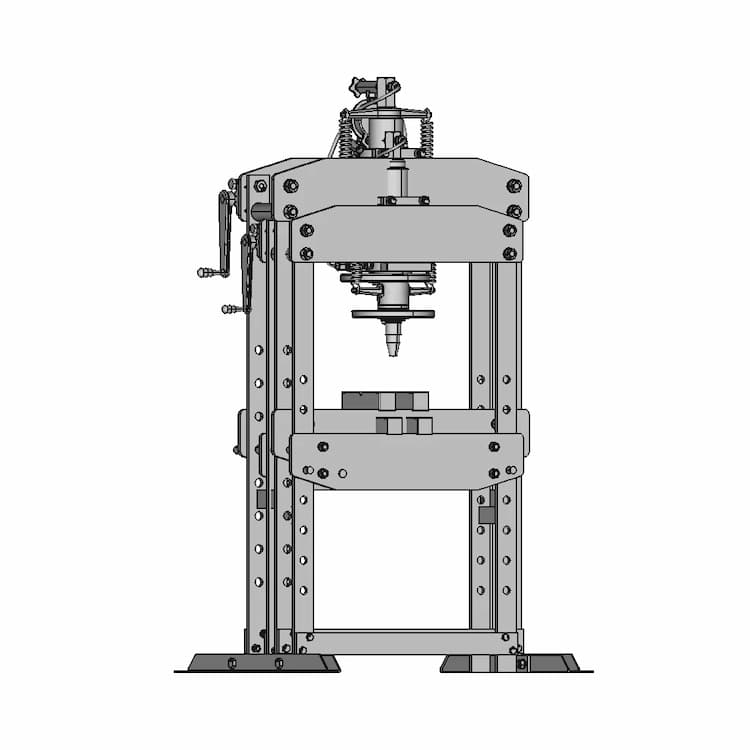 Hydraulic Press - Downloadable CAD Representation