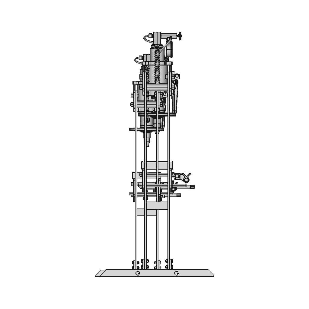 Hydraulic Press - Downloadable CAD Representation_0_270_degree_snapshot