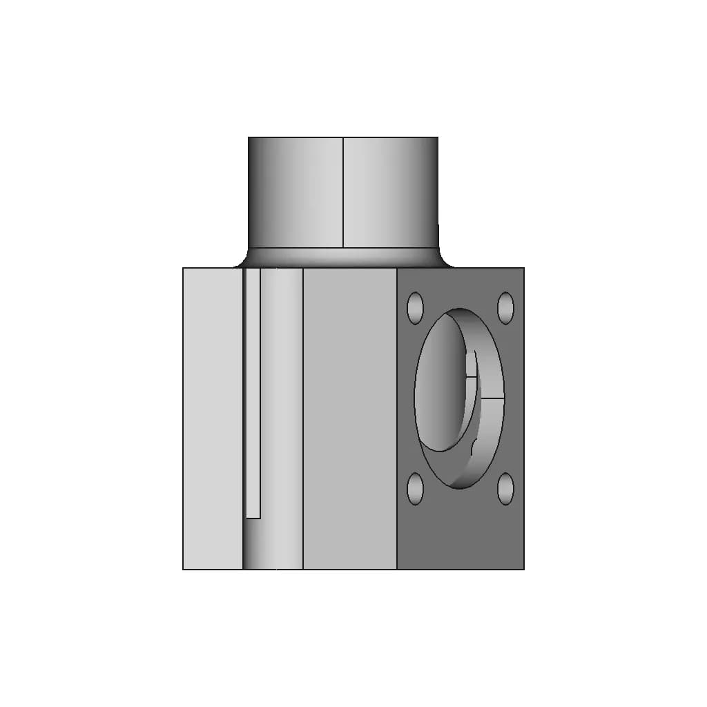 Mini Crank Case_Exercise - Standard Mechanical Component_0_270_degree_snapshot