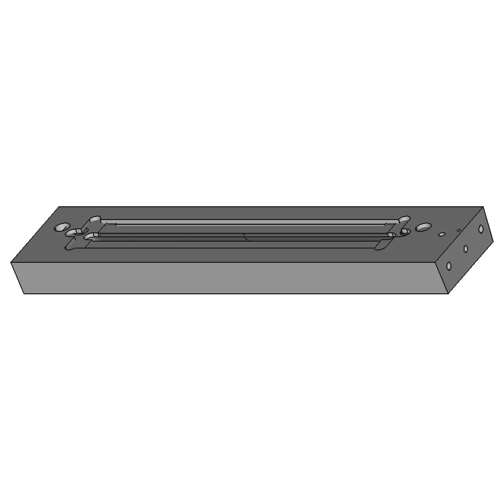 Extruder Sheet Die Housing - Downloadable CAD Representation_60_30_degree_snapshot