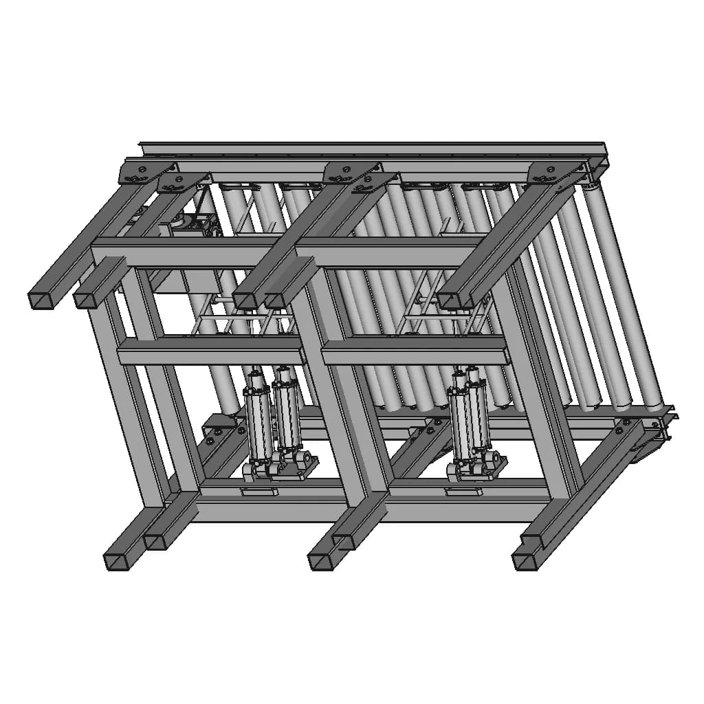 Conveyor For Changing Direction - Downloadable CAD Representation_60_30_degree_snapshot