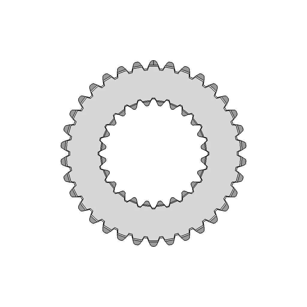 Spline Adapter | High-Quality CAD Model_90_0_degree_snapshot