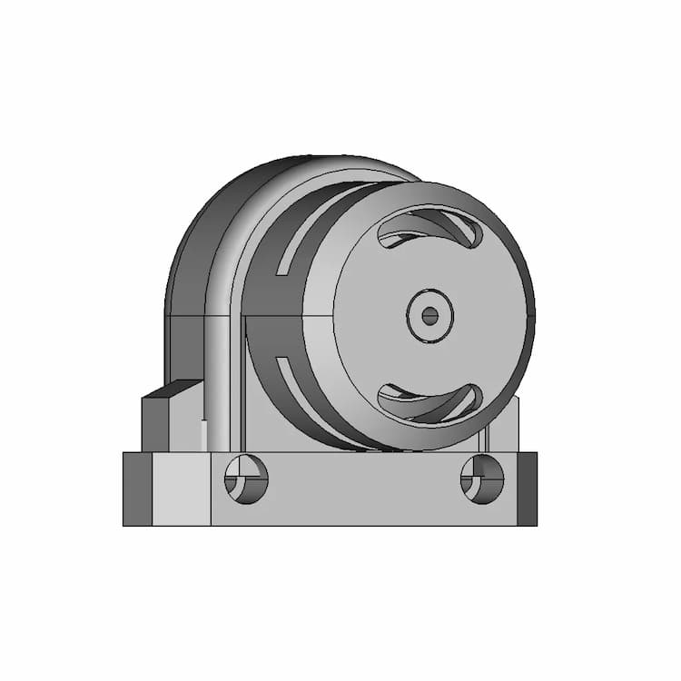 Quarter Turn Actuator | 3D Engineering Design File