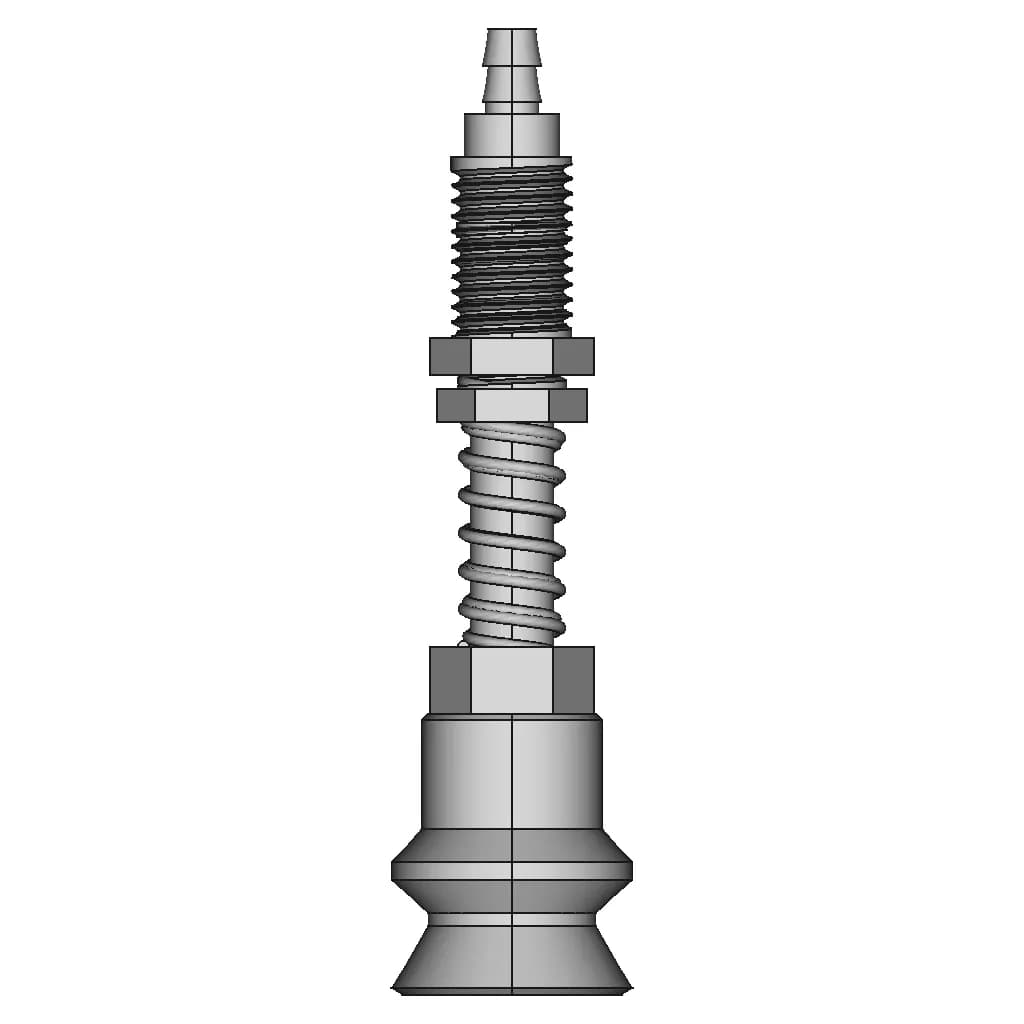 Suction Cup M10X60Mm Suction Rubber D20Mm | 3D Engineering Design File_0_0_degree_snapshot