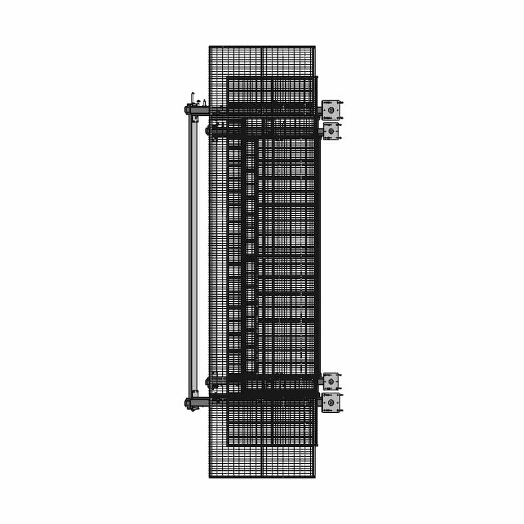 Safety Lifting Door On Counterweight - Standard Mechanical Component
