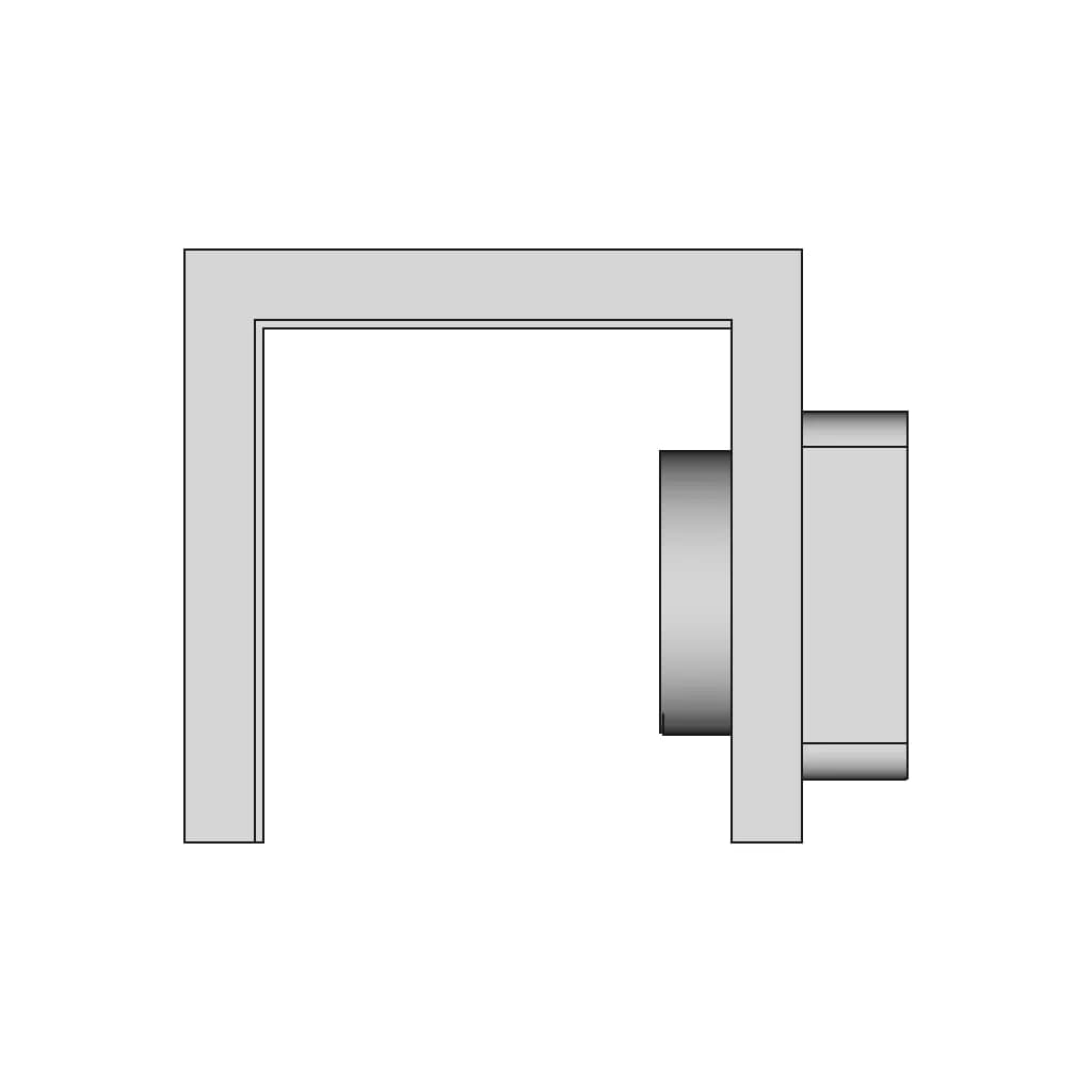 Bracket Couple Motor Servo Stepper | 3D Engineering Design File_0_0_degree_snapshot