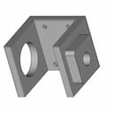Bracket Couple Motor Servo Stepper | 3D Engineering Design File_60_30_degree_snapshot