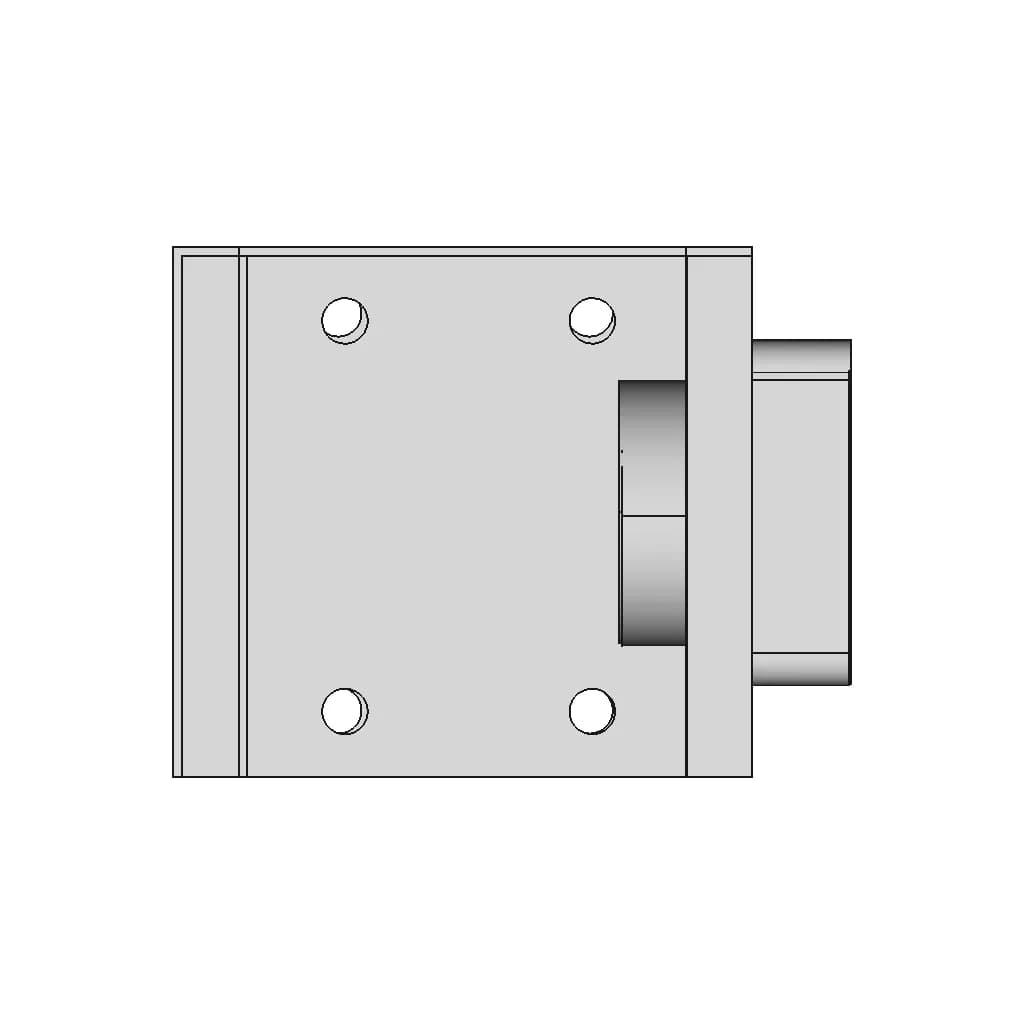 Bracket Couple Motor Servo Stepper | 3D Engineering Design File_90_0_degree_snapshot