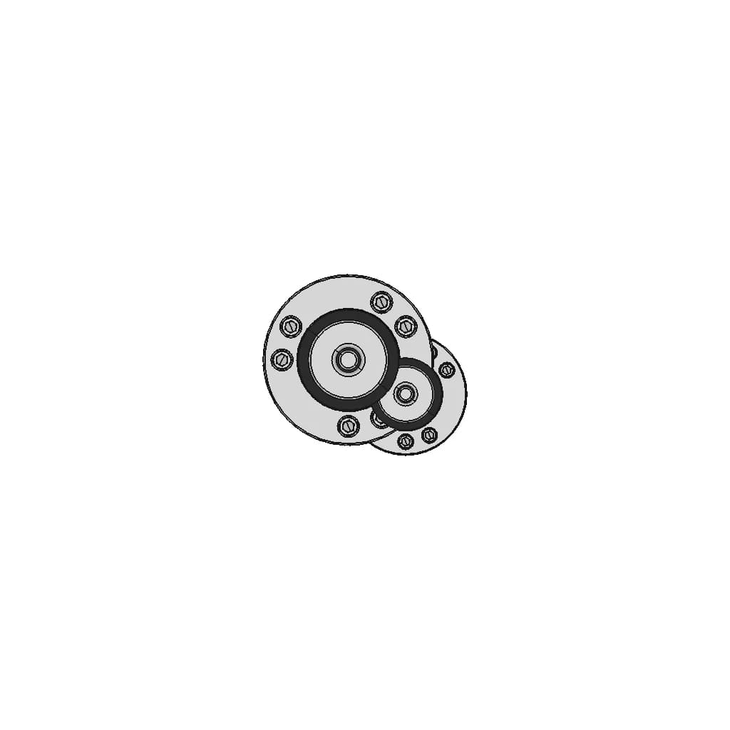 Mandrel Collet Chucks With Clamped Workpiece On The Lathe Shaft | High-Quality CAD Model_0_90_degree_snapshot