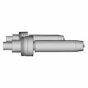 Mandrel Collet Chucks With Clamped Workpiece On The Lathe Shaft | High-Quality CAD Model_270_0_degree_snapshot