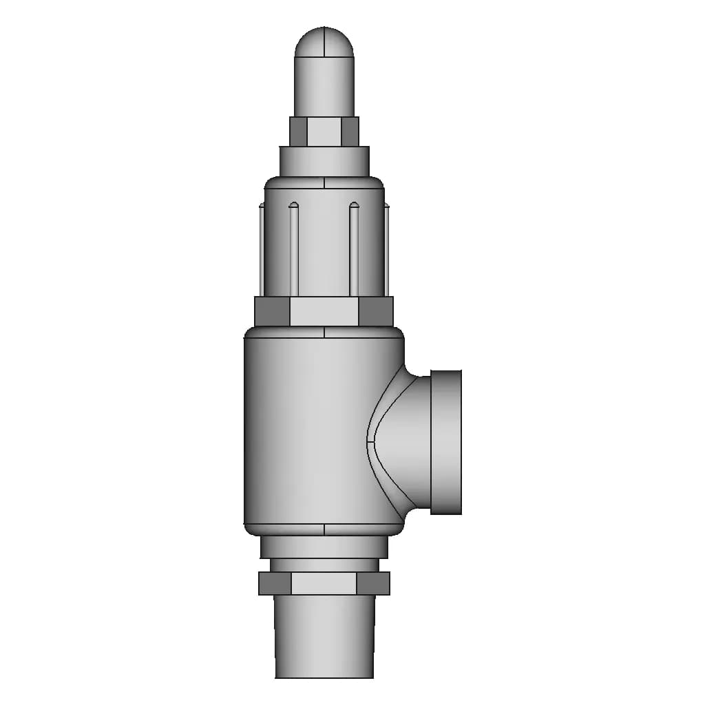 Safety Valve O1 2 | 3D Engineering Design File_0_0_degree_snapshot
