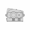 Spur Gear Speed Reducer Gearbox - Standard Mechanical Component_0_270_degree_snapshot