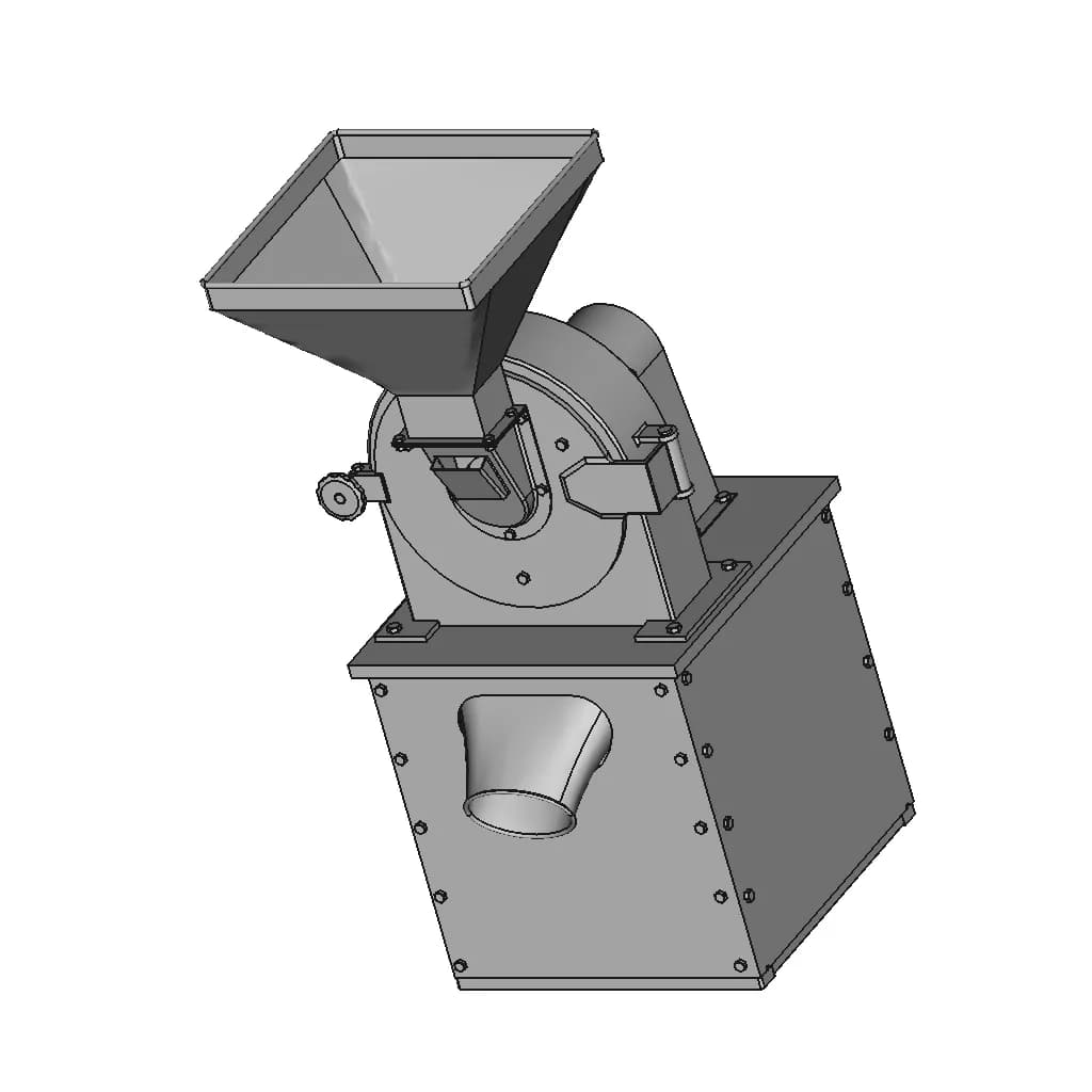 Hammer Mill - Standard Mechanical Component_60_30_degree_snapshot