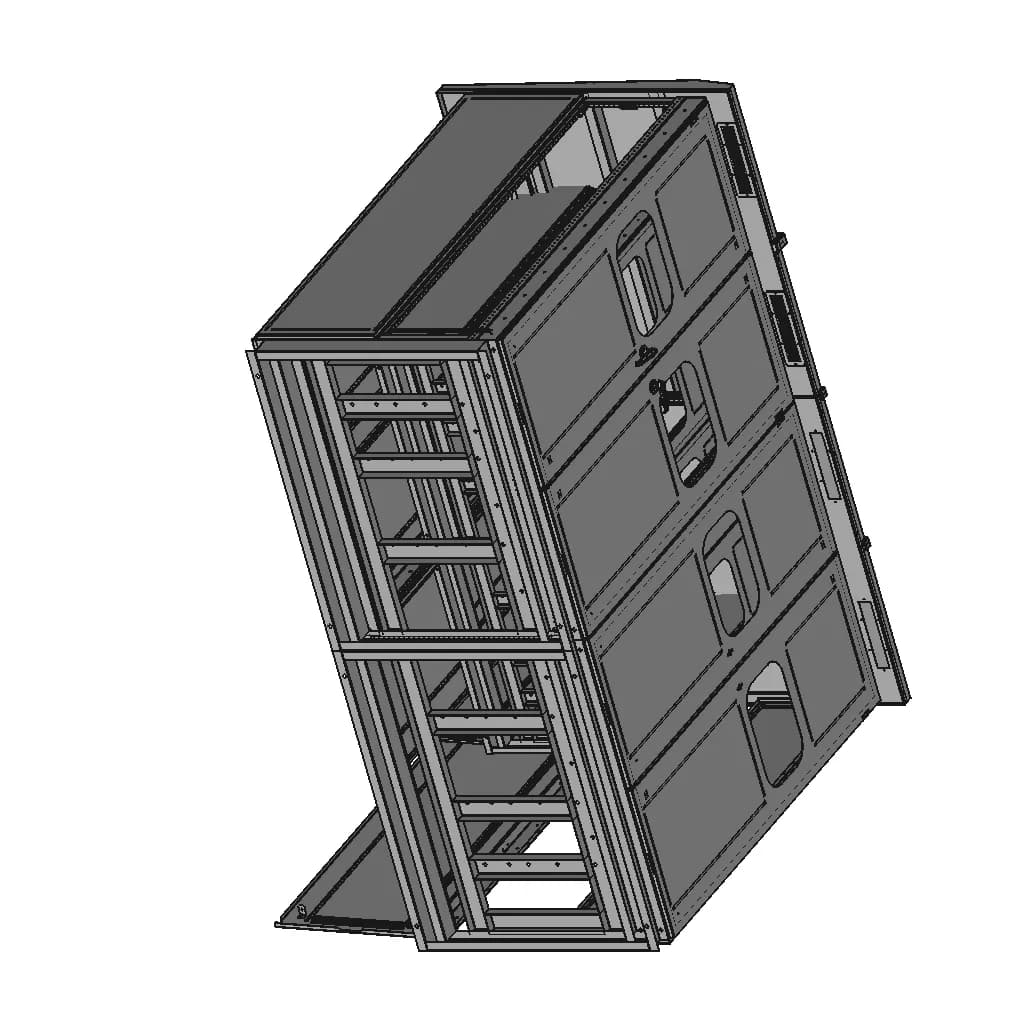 Ring Main Unit Enclosure - Standard Mechanical Component_60_30_degree_snapshot
