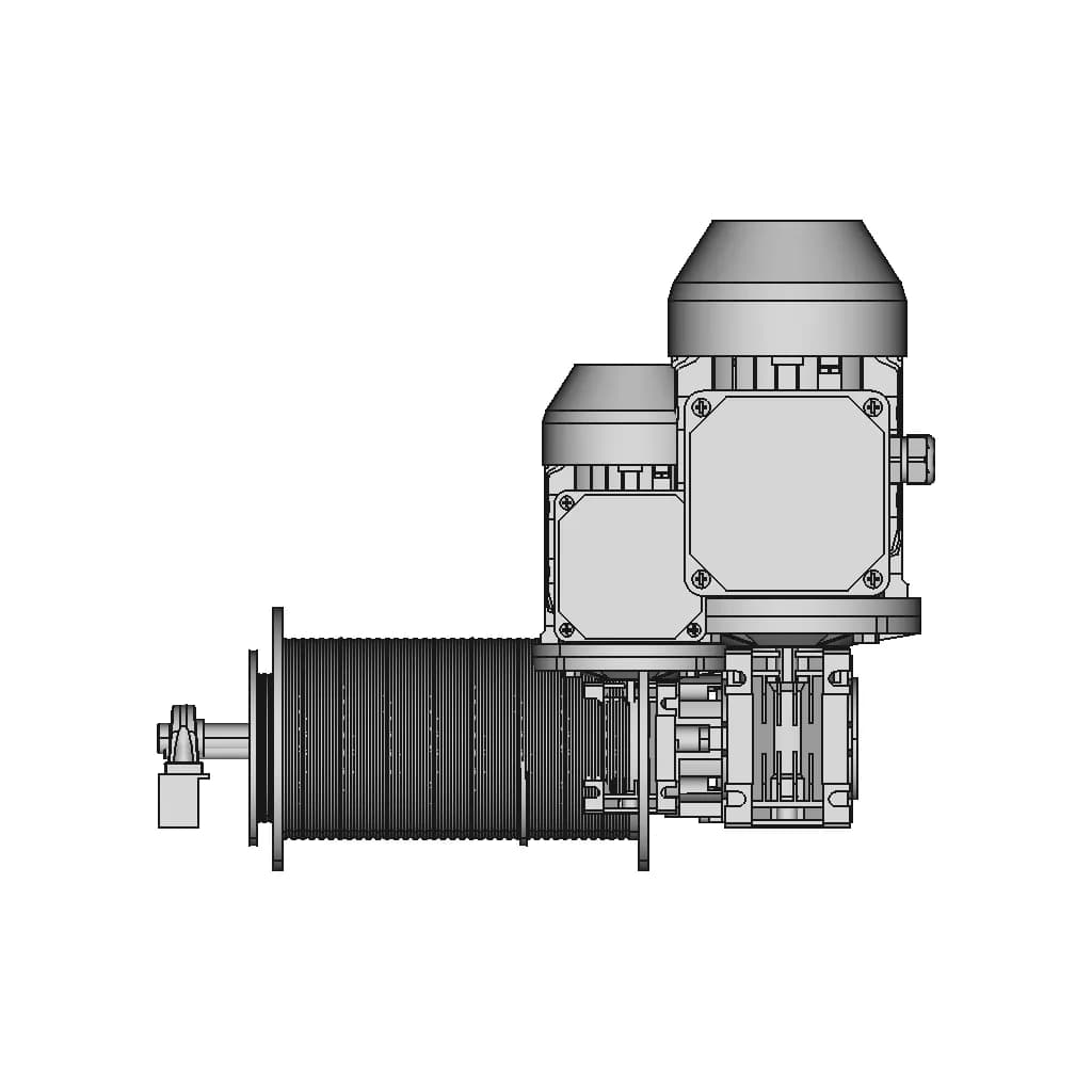 Motor Drum Assembly | 3D Engineering Design File_0_0_degree_snapshot