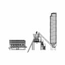 Concrete Batch Plant 90 Mph - Downloadable CAD Representation_0_90_degree_snapshot