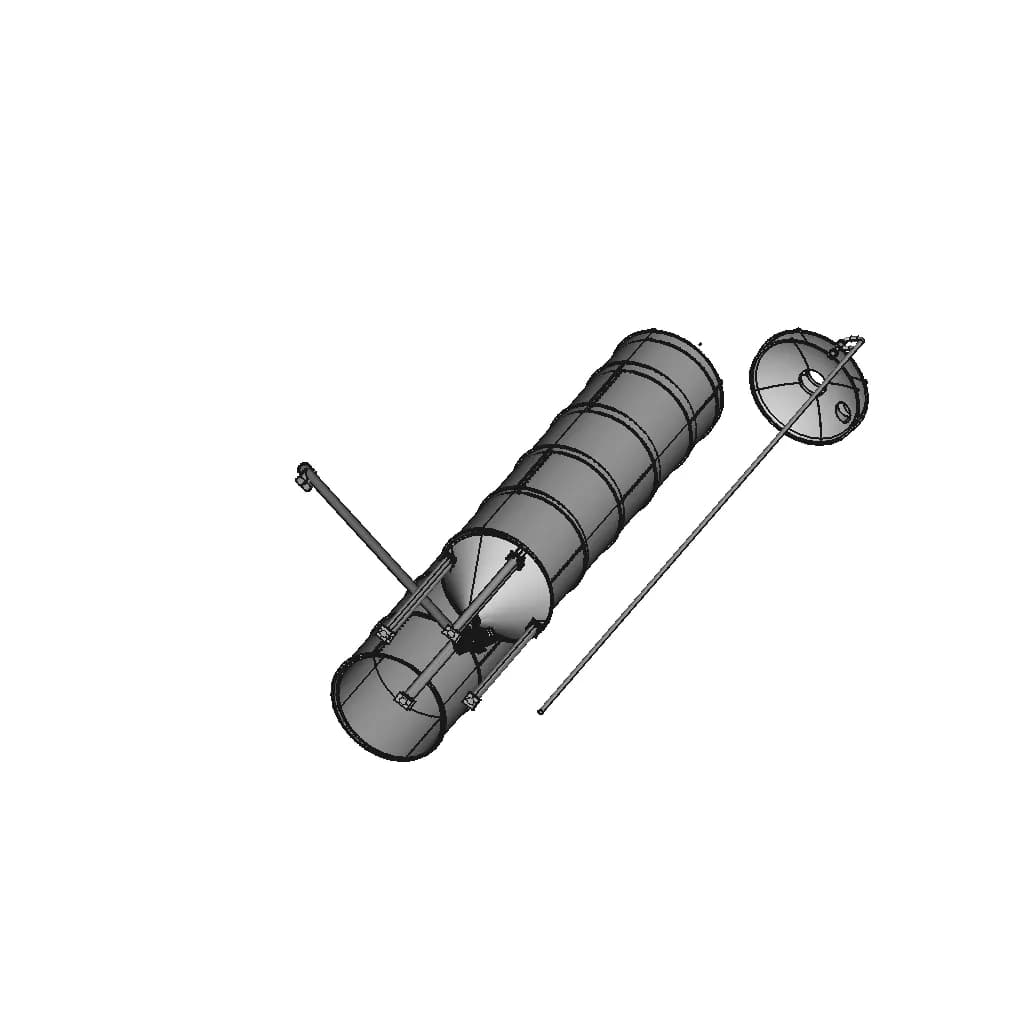 Cement Silo 100 Tons | High-Quality CAD Model_60_30_degree_snapshot