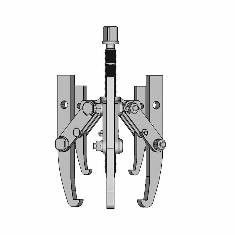 Three Jaw Bearing Puller - Downloadable CAD Representation