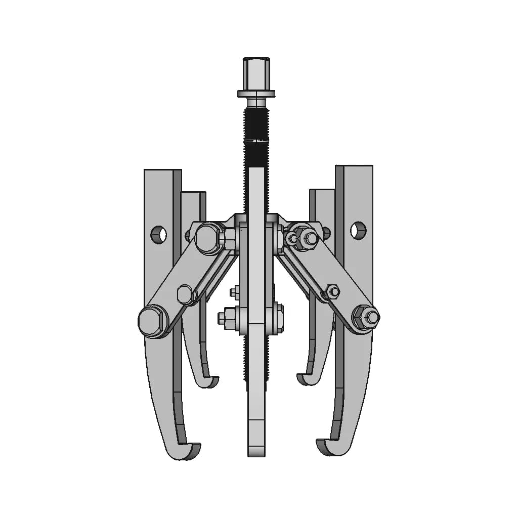 Three Jaw Bearing Puller - Downloadable CAD Representation_0_270_degree_snapshot