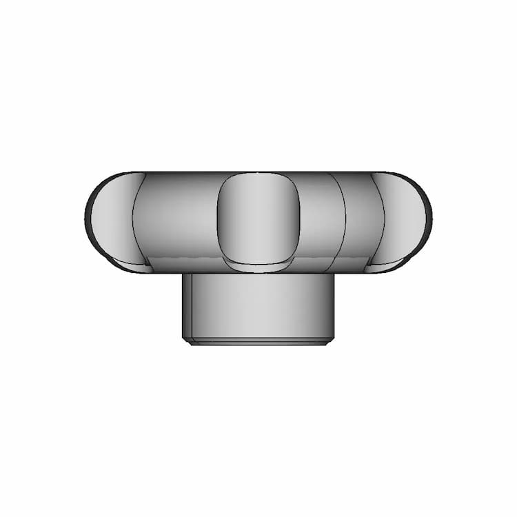 Manipulo Femea M6 Female Handle M6 1 4 - Downloadable CAD Representation