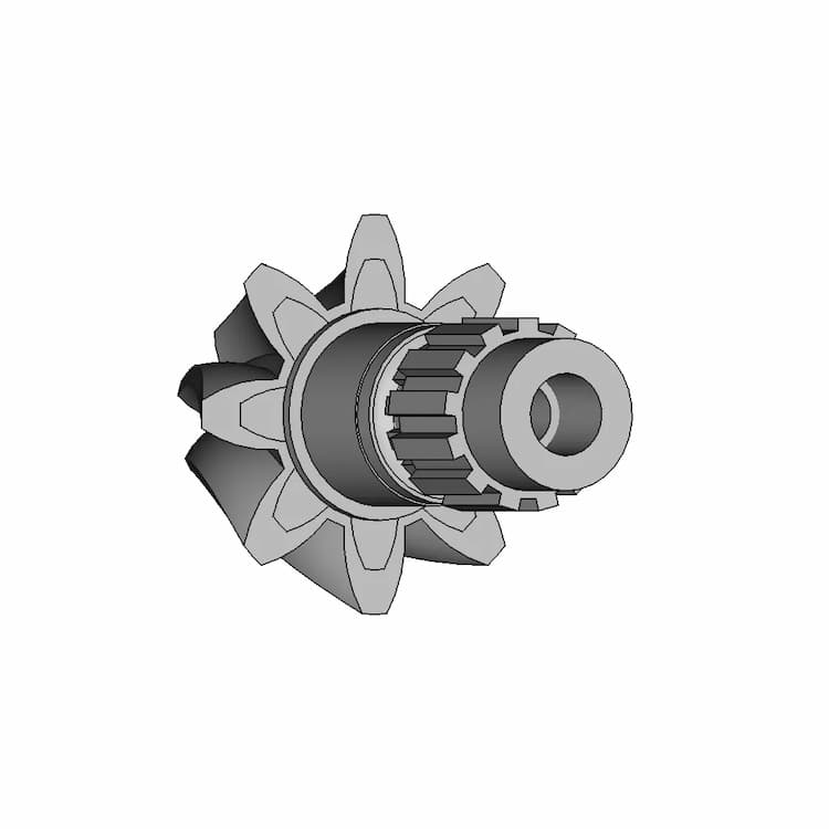 Helical Bevel Gear - Standard Mechanical Component