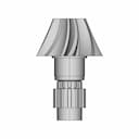 Helical Bevel Gear - Standard Mechanical Component_90_0_degree_snapshot